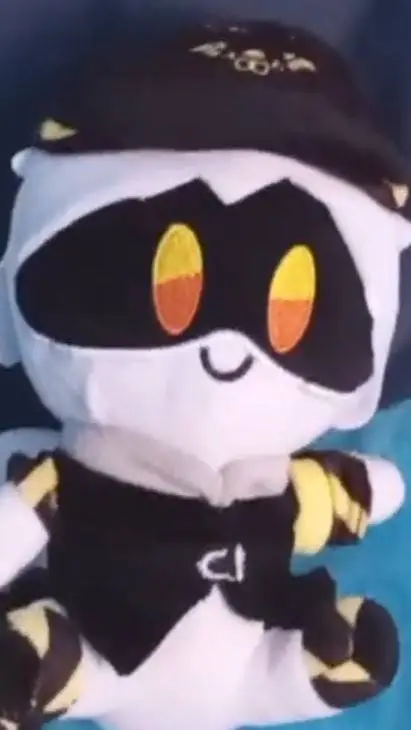 ai character: N-peluche  background