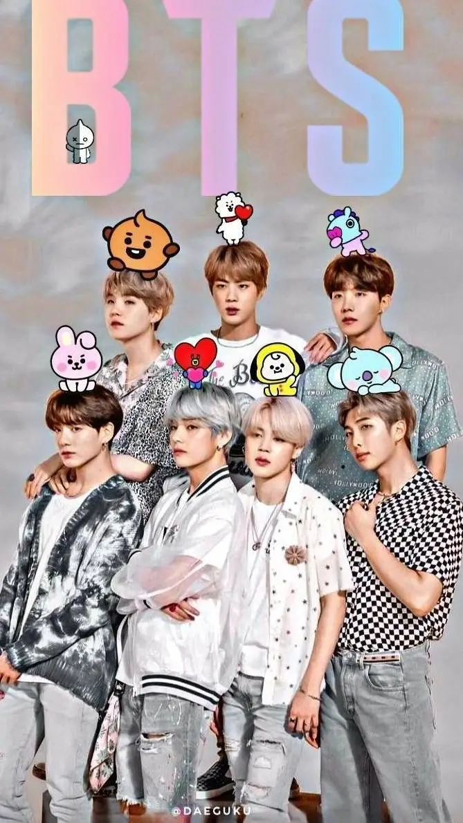 ai character: Bts 🥰 background