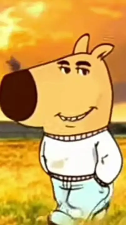 ai character: chill guy background