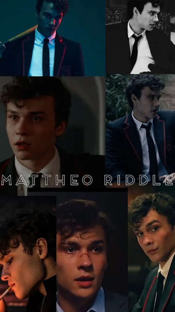 ai character: Mattheo riddle  background