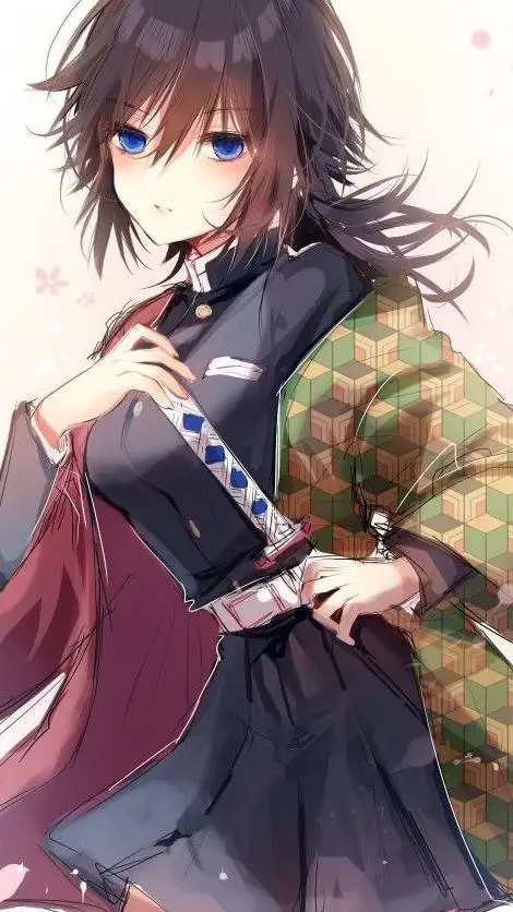 ai character: hazumi tomioka background