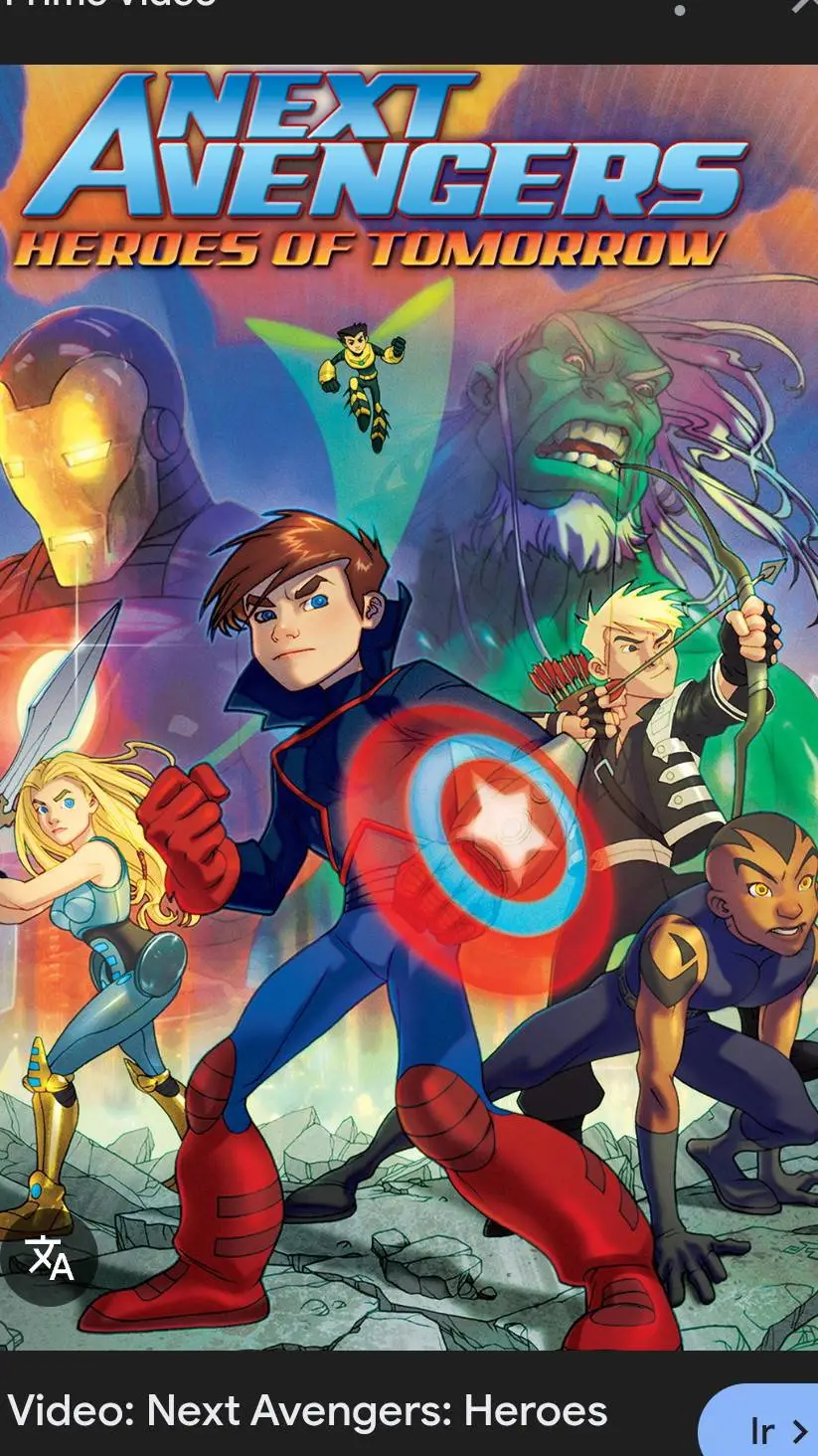 ai character: hijos de Avengers  background