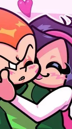 ai character: Pico x nene  background