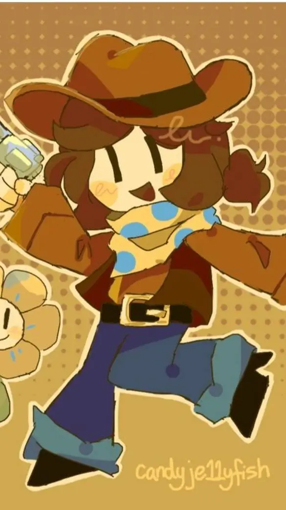 ai character: clover  background