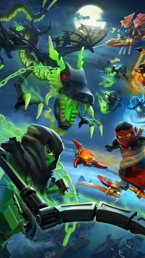 ai character: Lego Ninjago 5 background