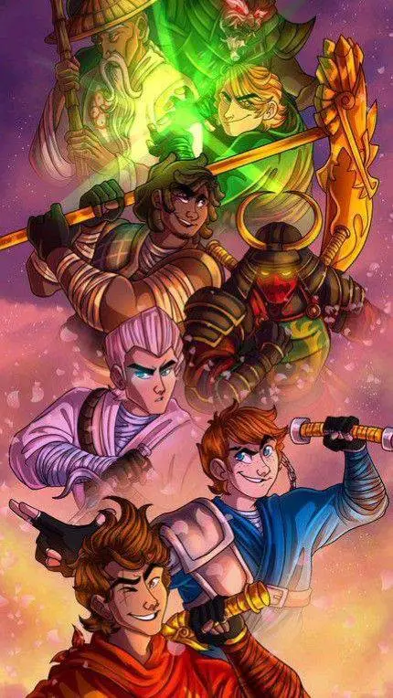 ai character: Past Ninjago React background