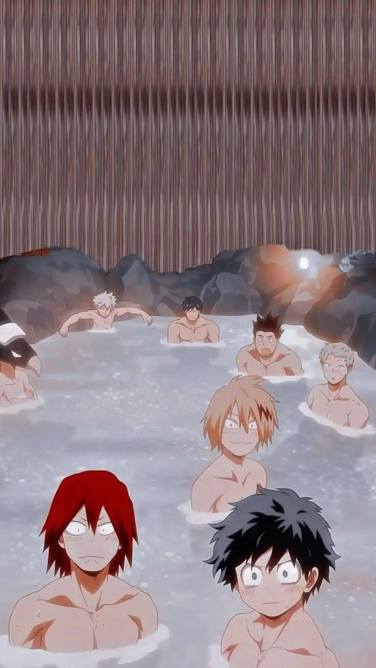 ai character: Mha Boys Pool background
