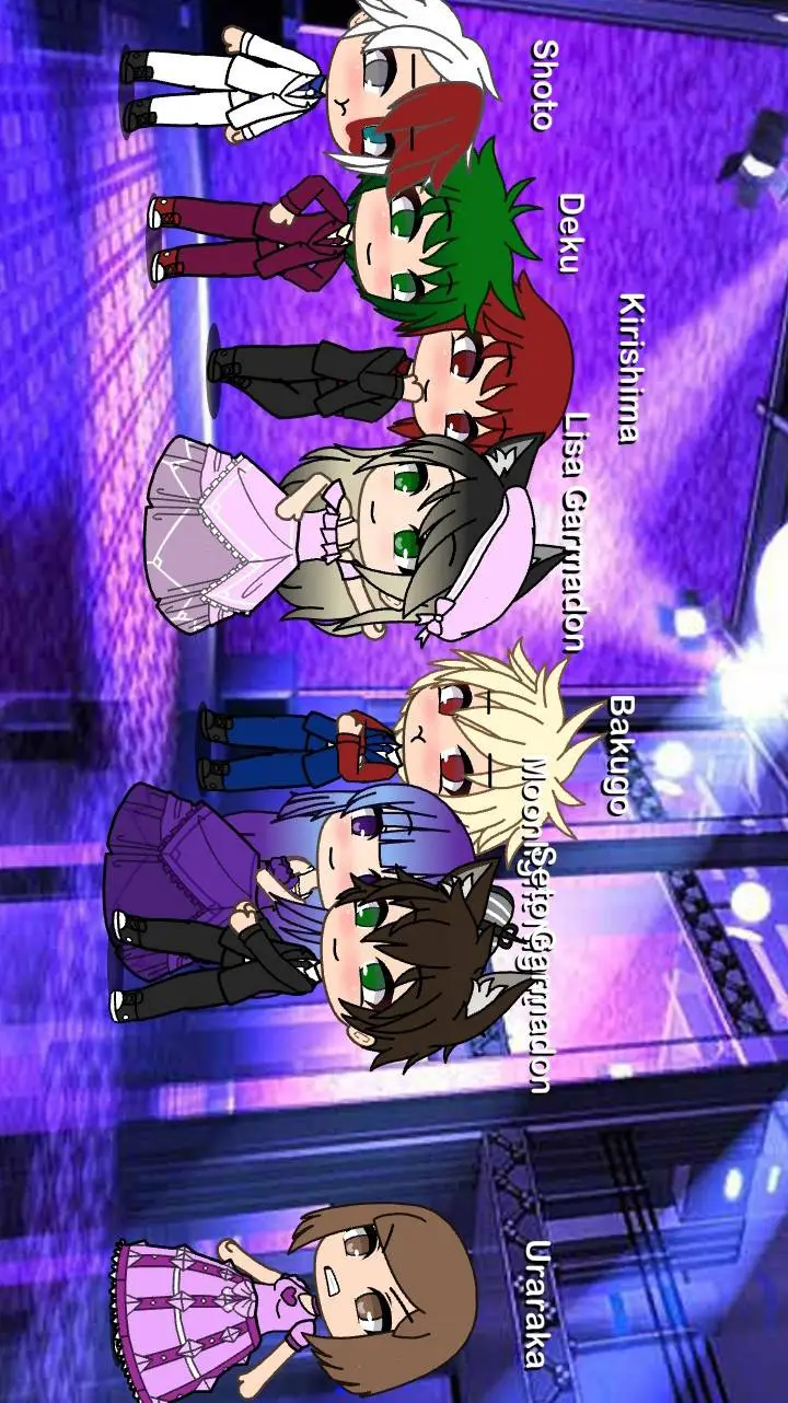 ai character: Mha and friends background