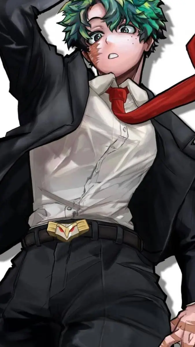 ai character: Mha Deku Sensei Au background
