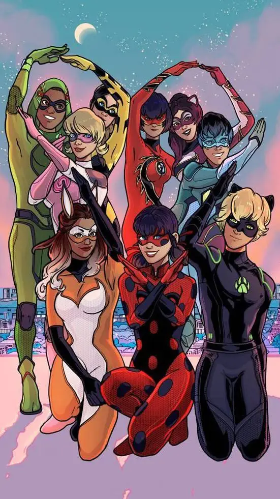 ai character: Miraculous Ladybug background