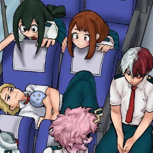 chat with ai character: Mha Bus Trip