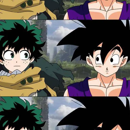 chat with ai character: Gohan and Deku 