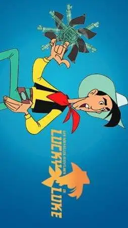 ai character: Lucky Luke  background