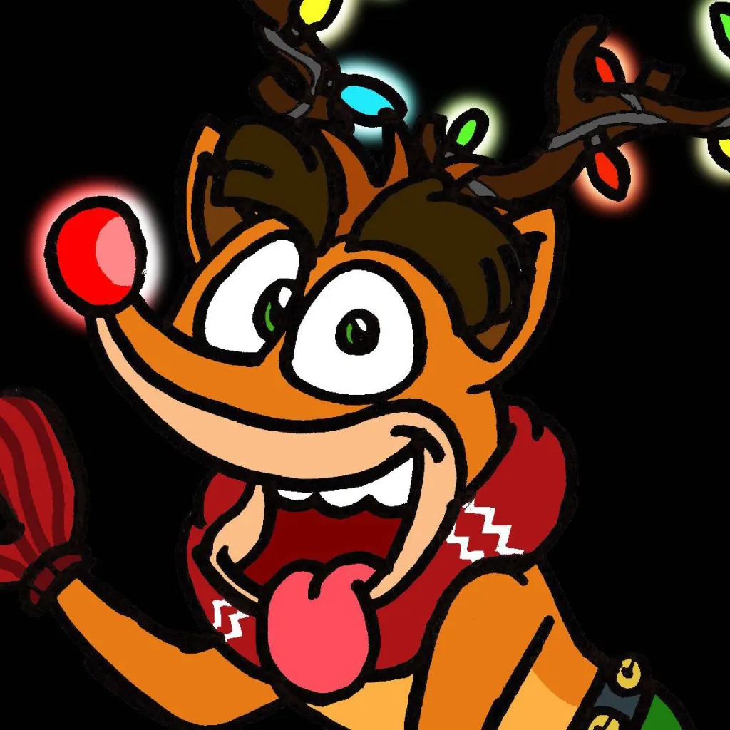 chat with ai character: crash navideño XD
