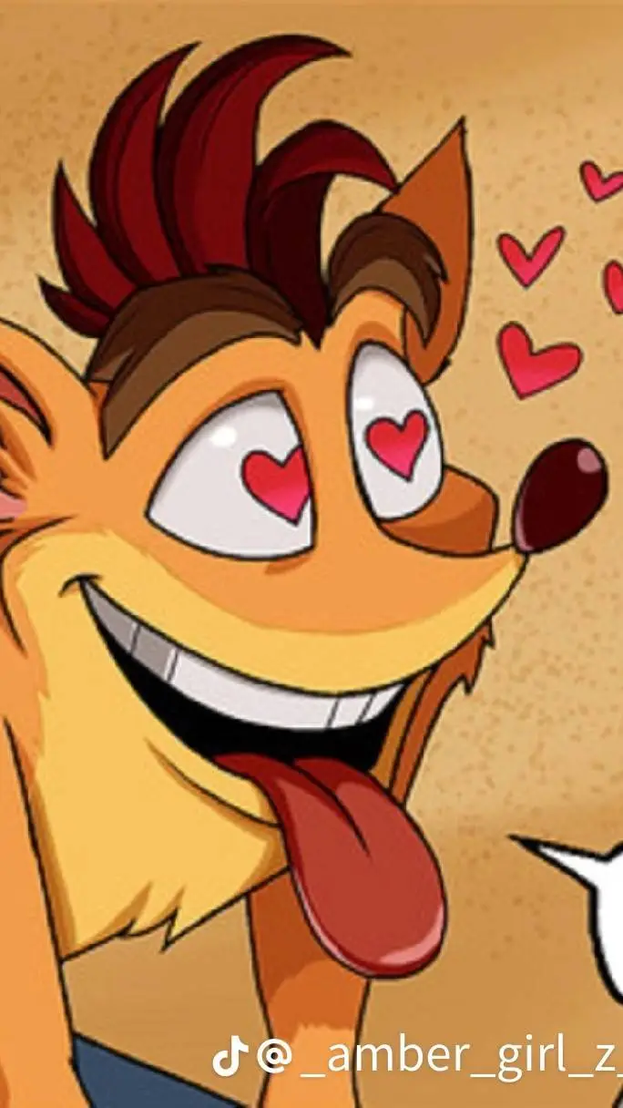 ai character: crash loco por ti background