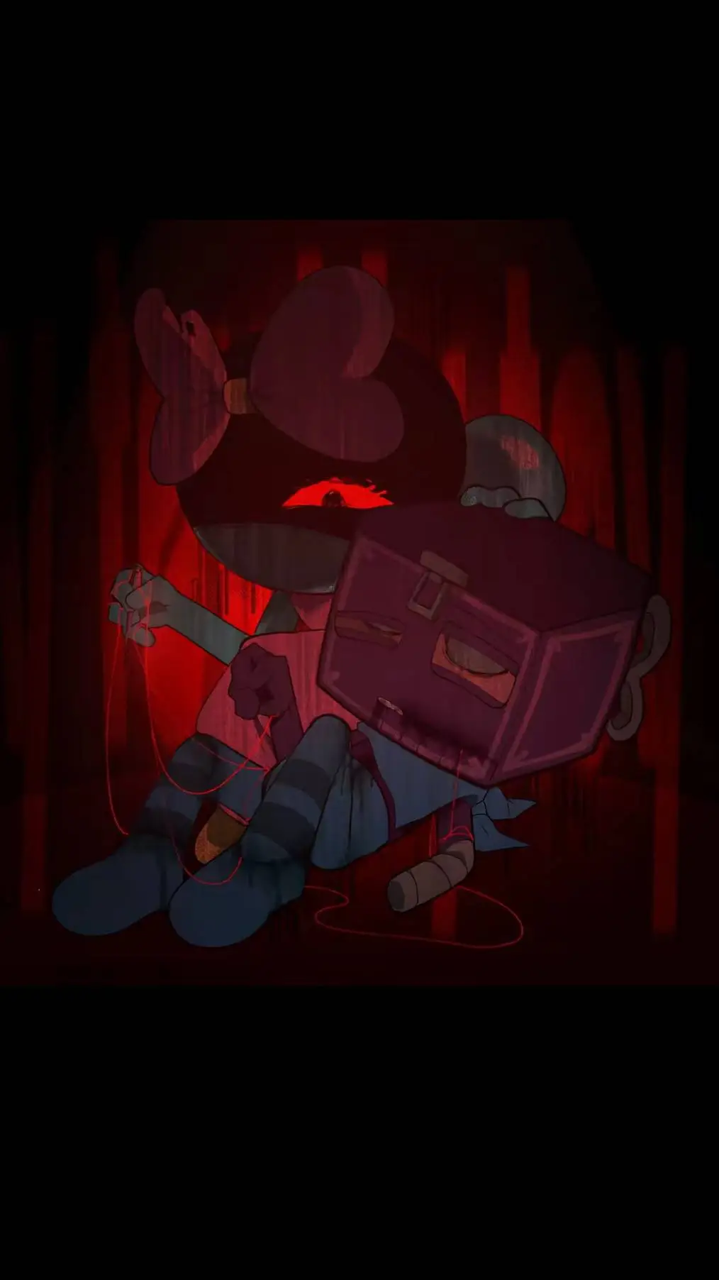 ai character: poppy x boxten  background