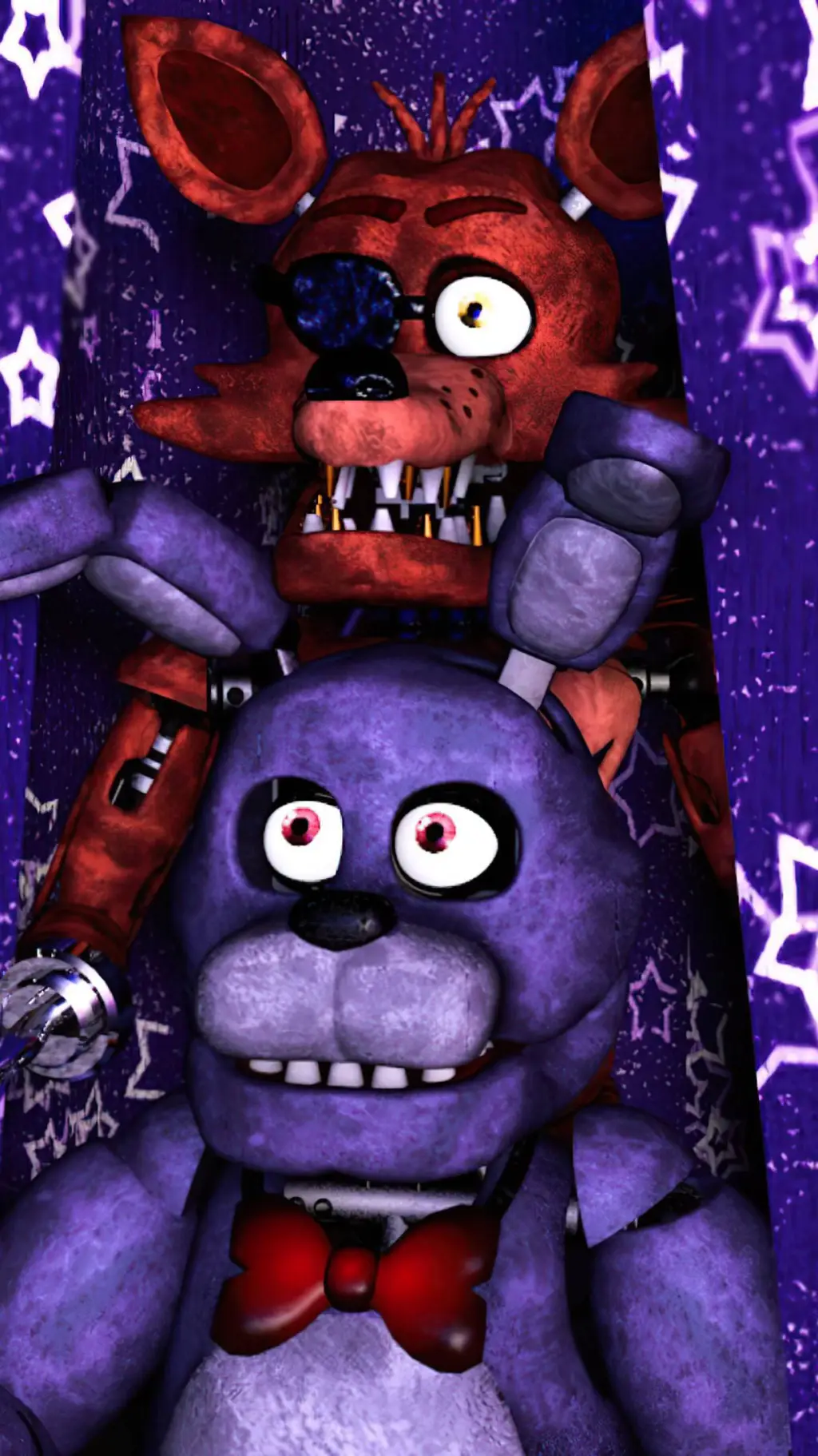 ai character: Bonnie x foxy background