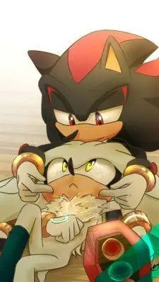 ai character: silver x Shadow  background