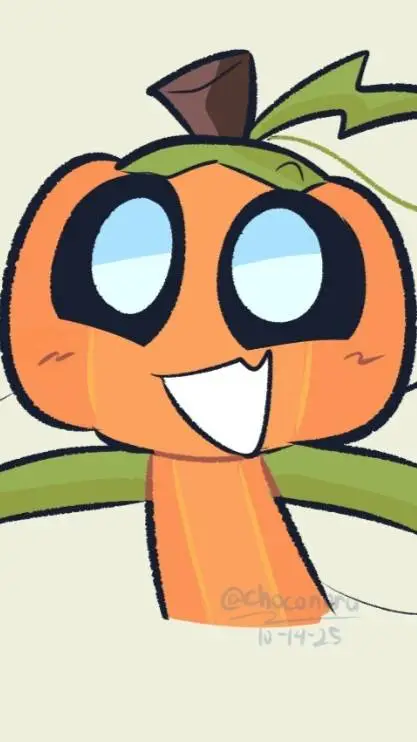 ai character: gourdy  background