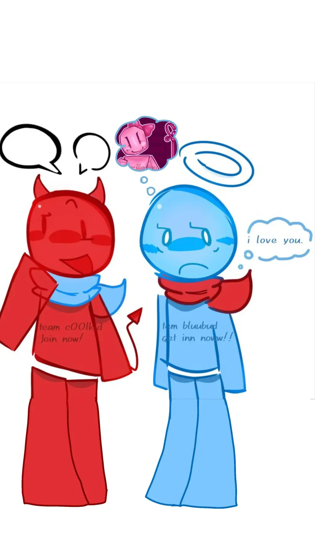 ai character: bluududd x c00lkid background