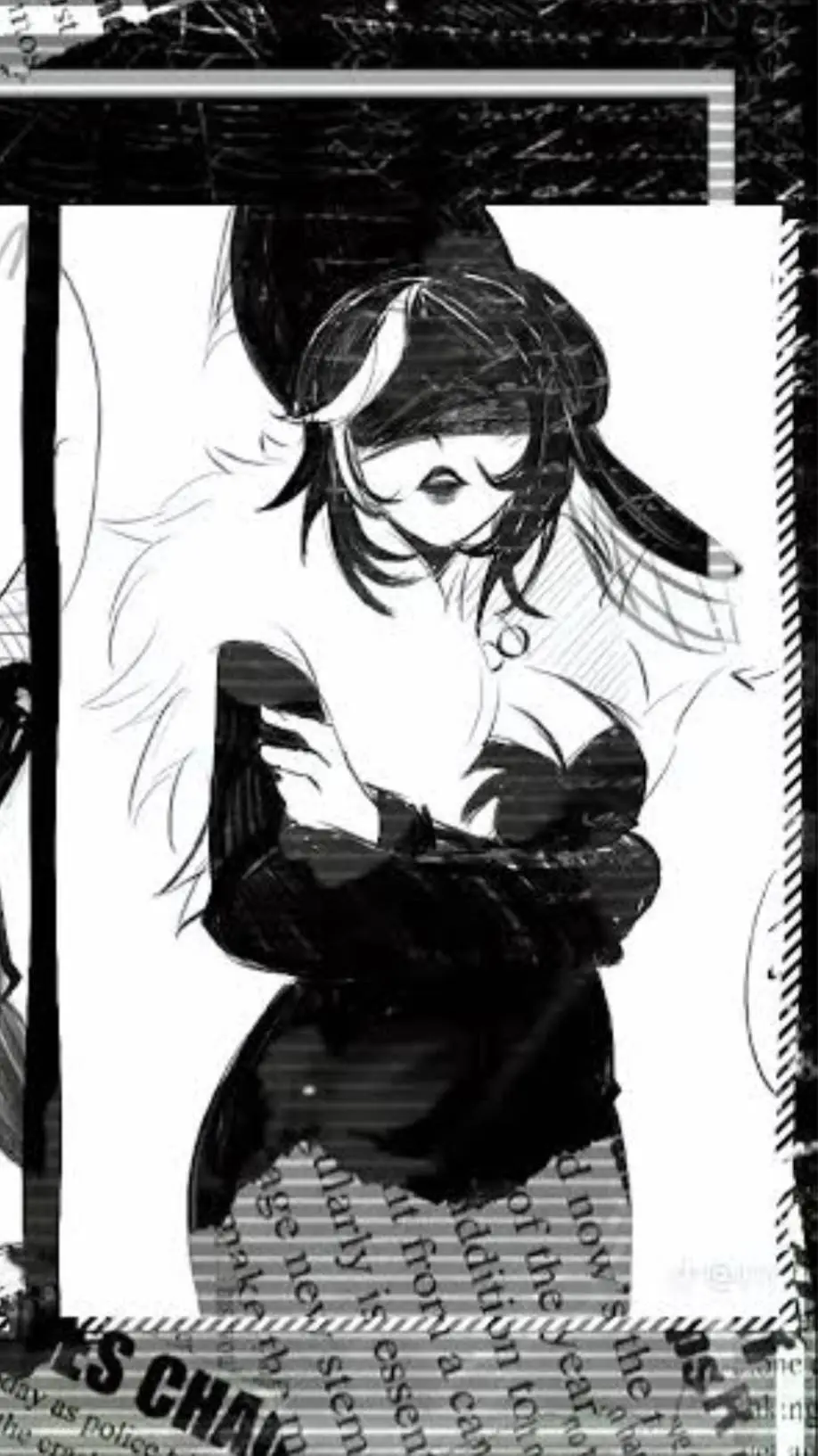 ai character: jane doe noir  background