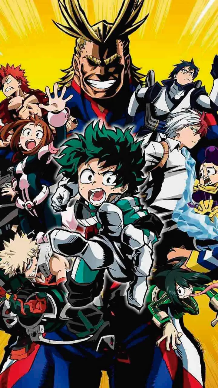 ai character: mha pizza party 🎉🥳 background