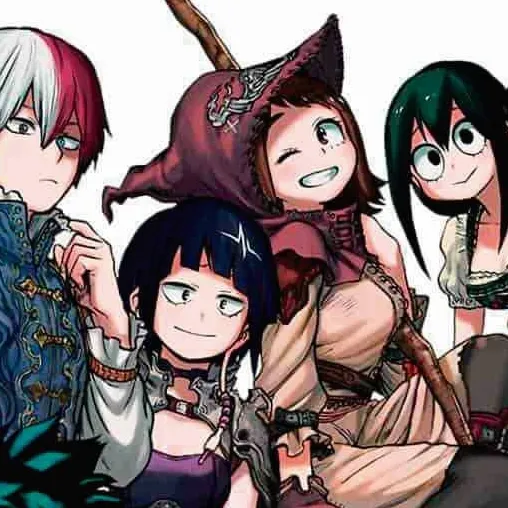 chat with ai character: costume party MHA!