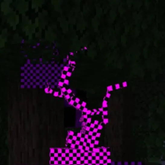 chat with ai character: glitch Minecraft 