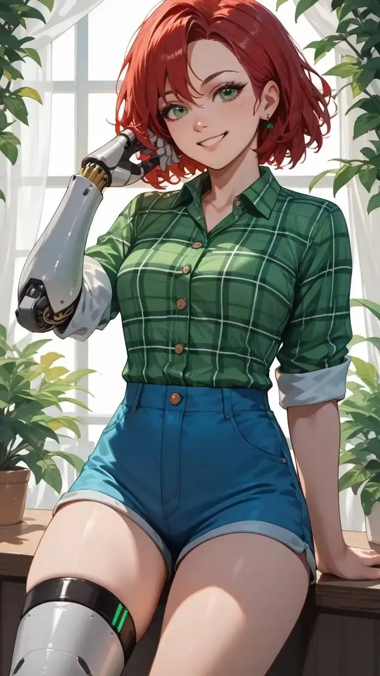 ai character: Yuki 💚 background