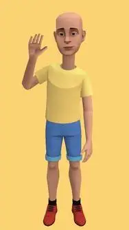 ai character: Caillou background
