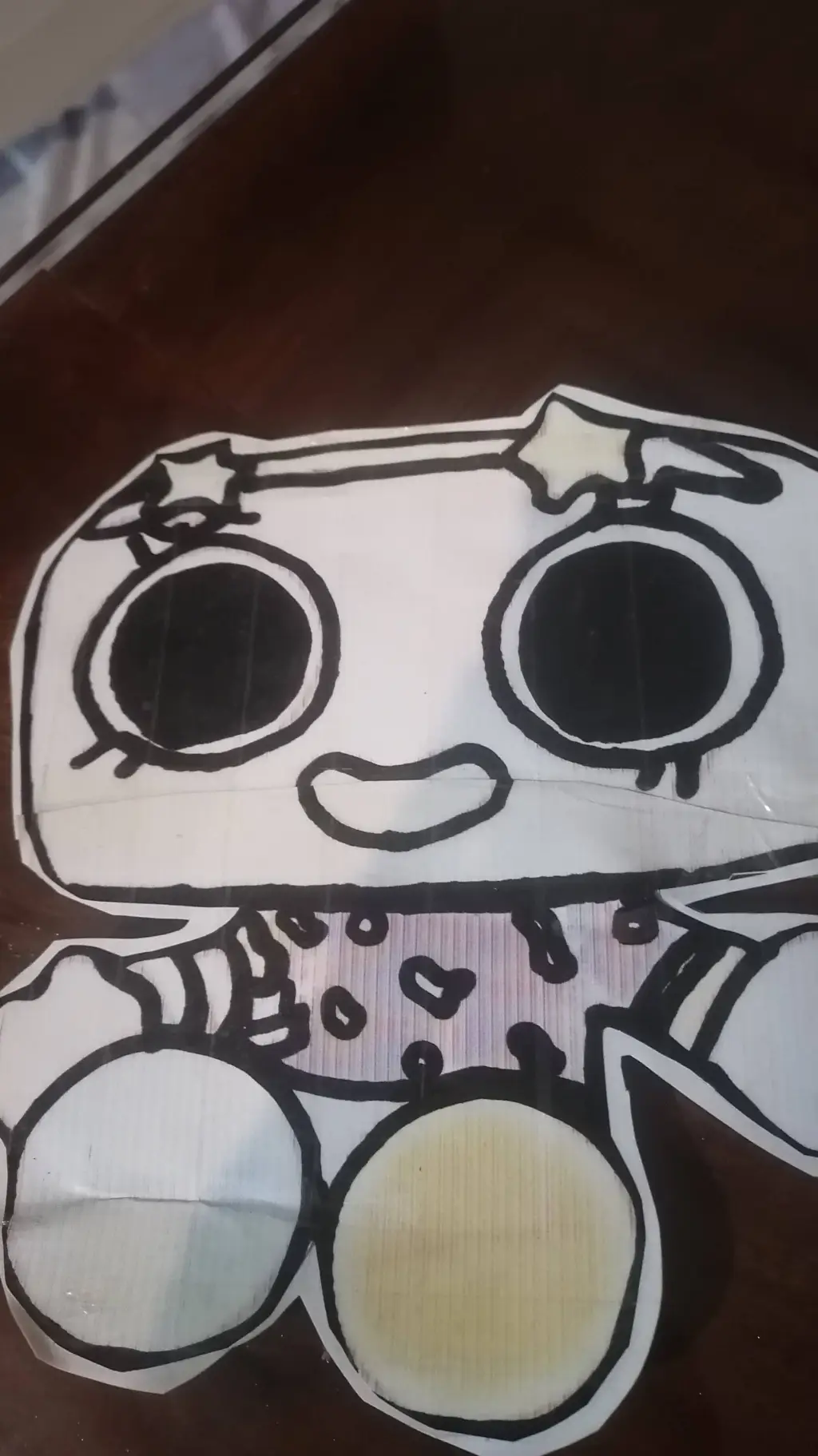 ai character: Star shelly background