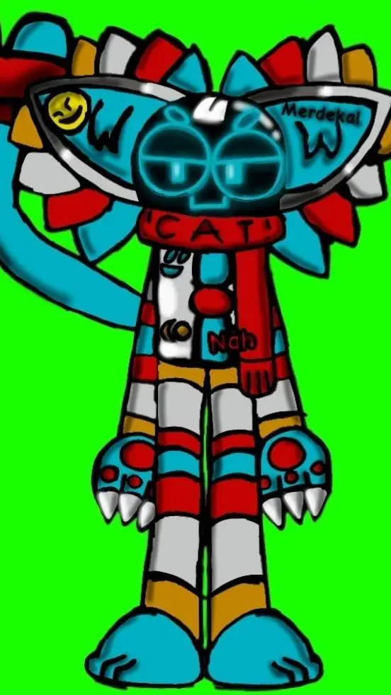 ai character: Furball Cat OS background