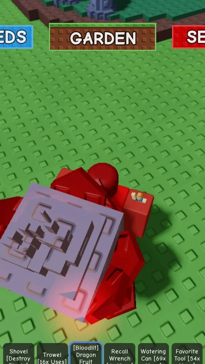 ai character: Grow a garden background