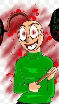 ai character: yandere baldi background
