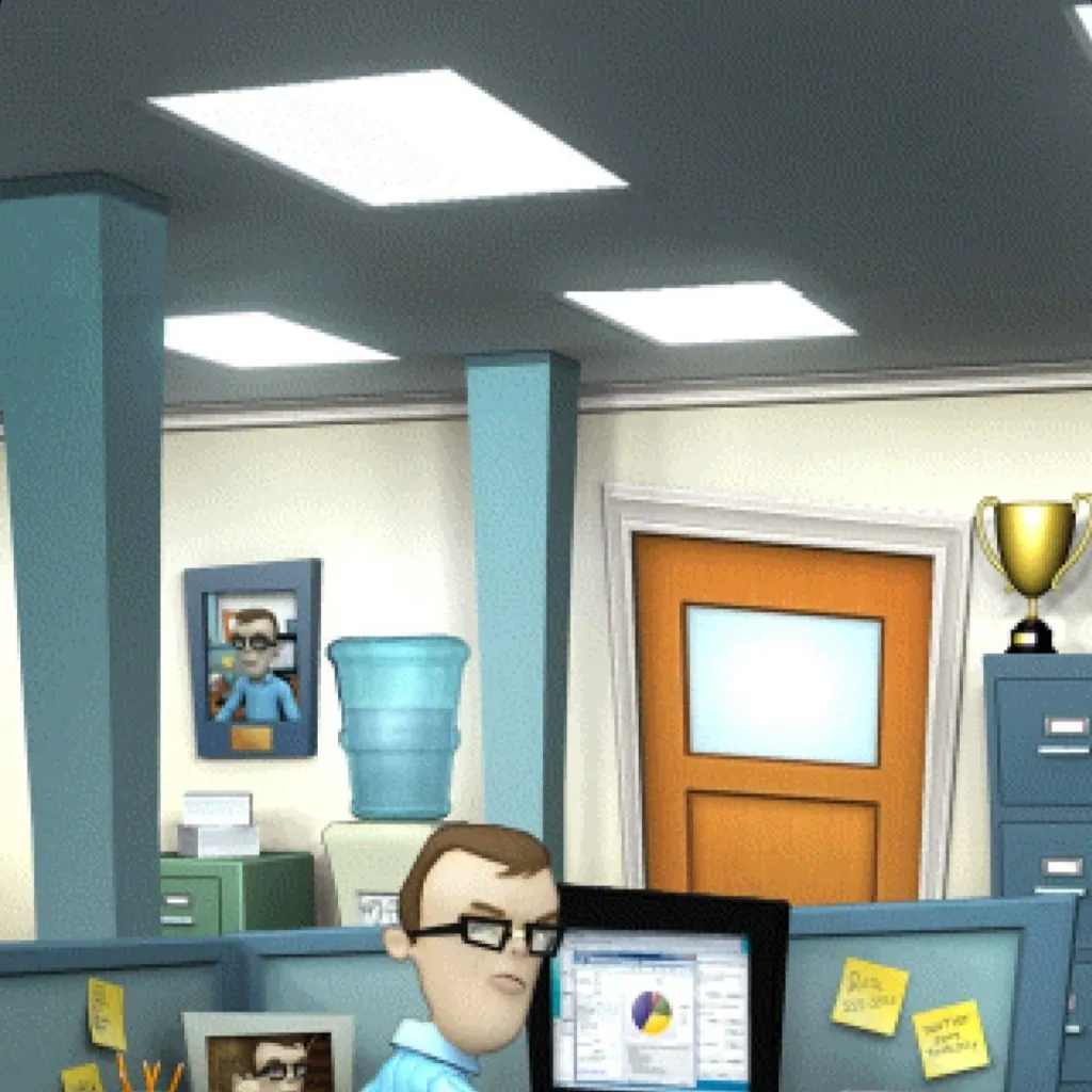 chat with ai character: Office jerk