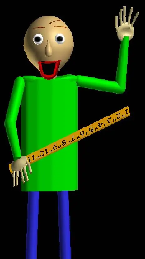 ai character: Baldi background