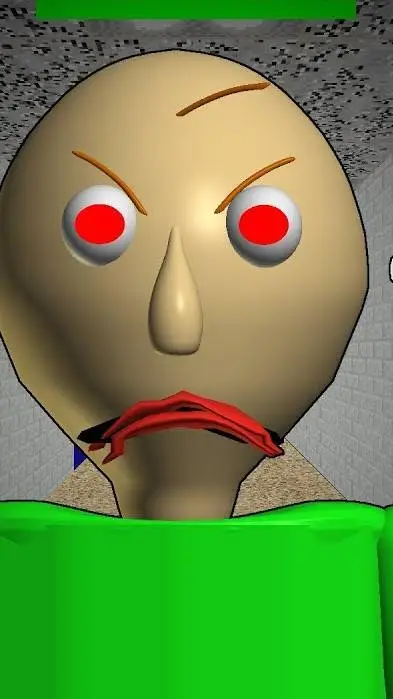 ai character: baldi angry  background