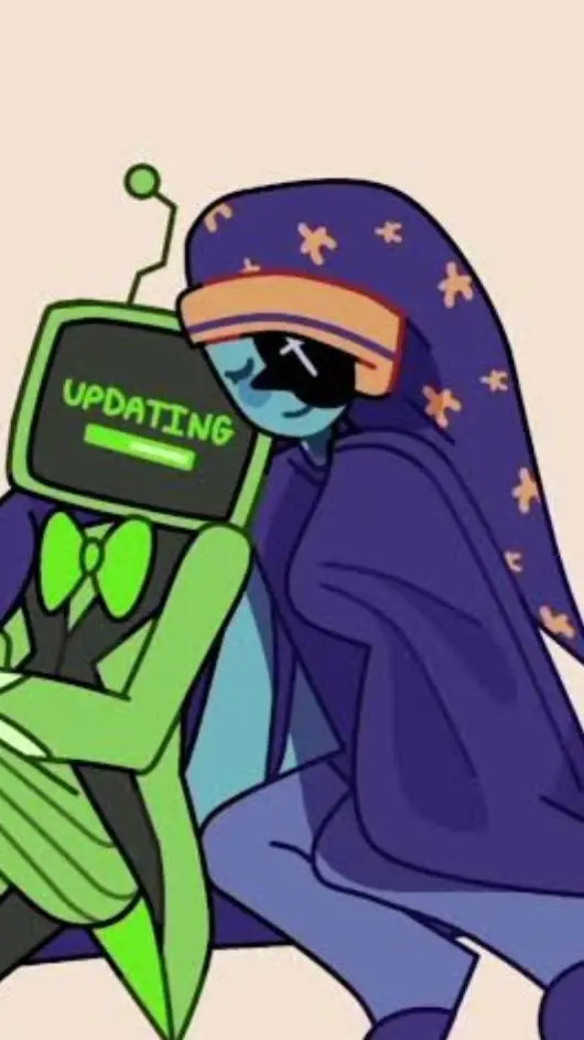 ai character: astro X vee background