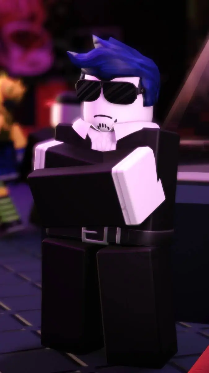 ai character: Bouncer Guest1337 background