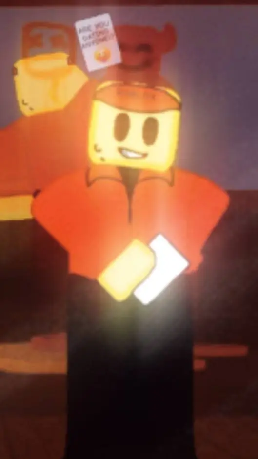 ai character: Elliot doin' a Q&A background