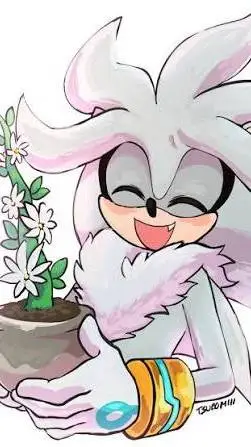 ai character: Silver background