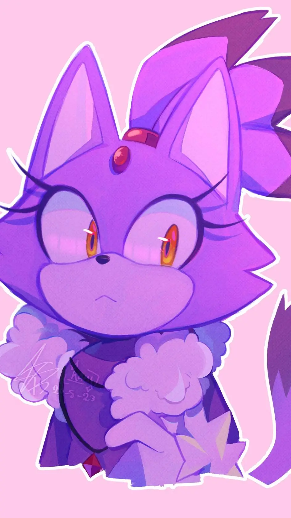 ai character: Blaze background