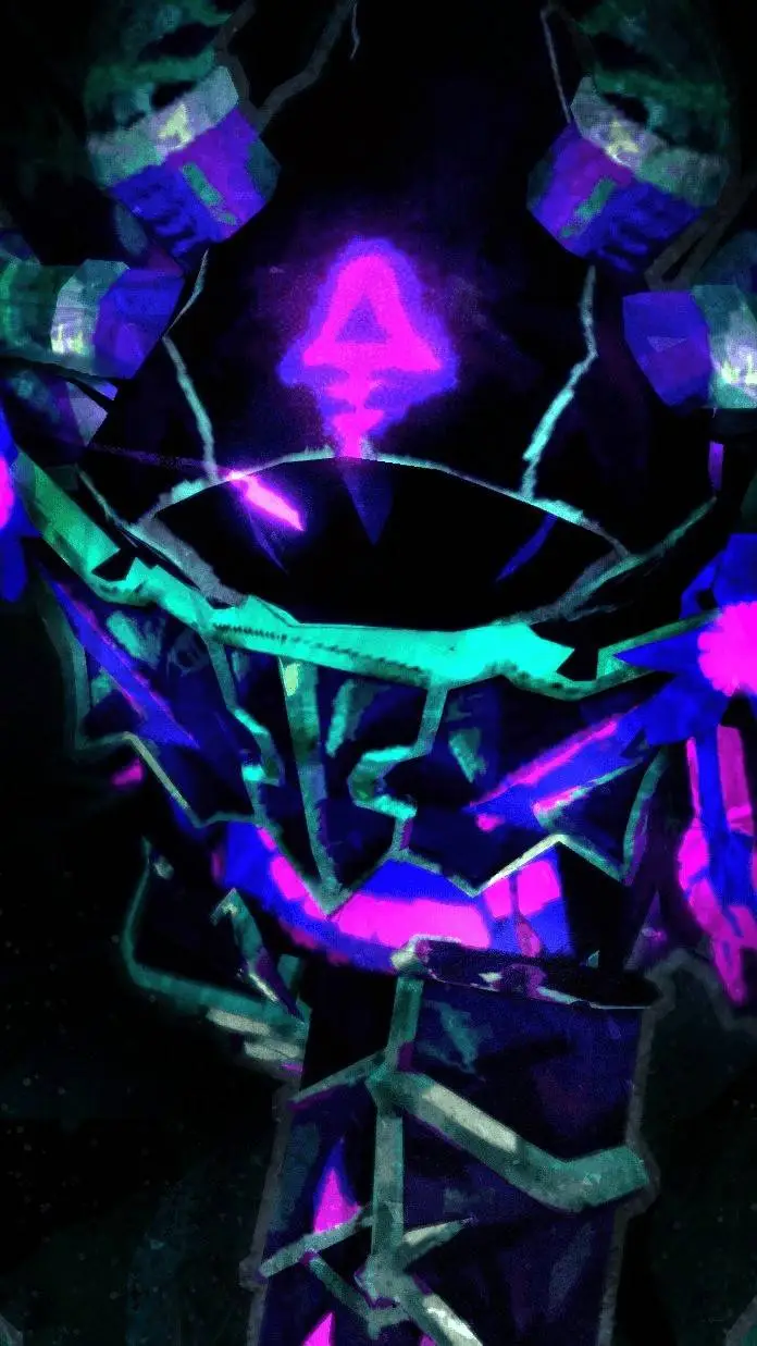 ai character: M4 Azure background