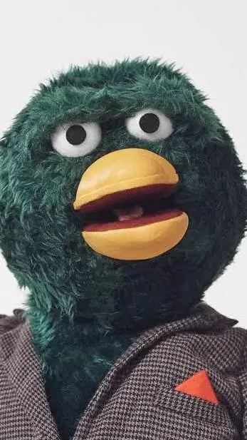 ai character: duck guy background