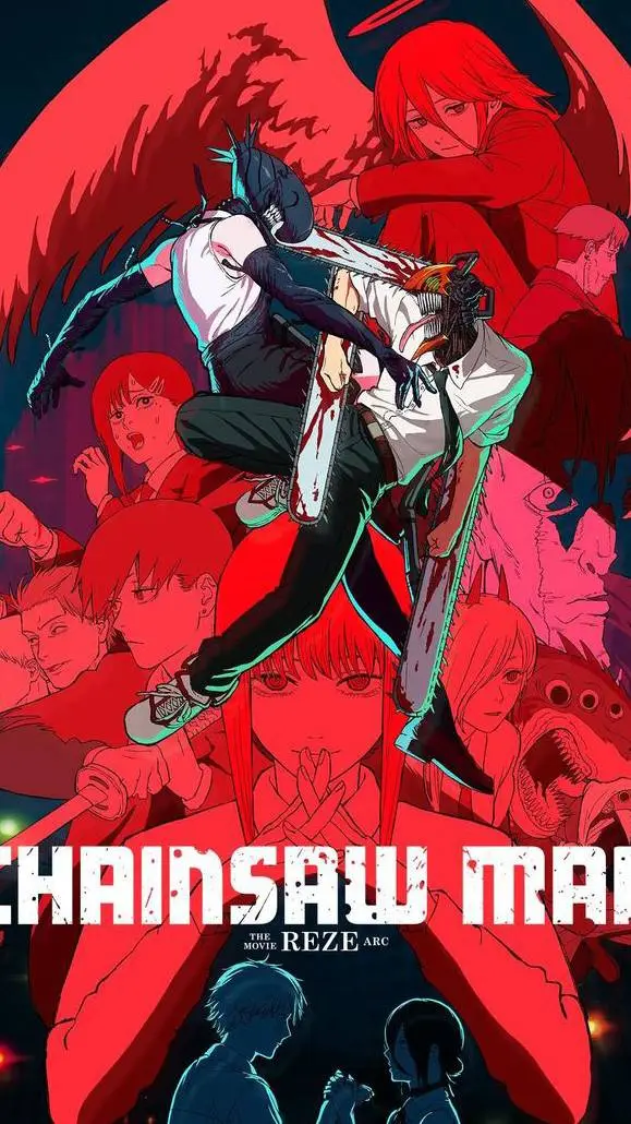 ai character: chainsawman  background
