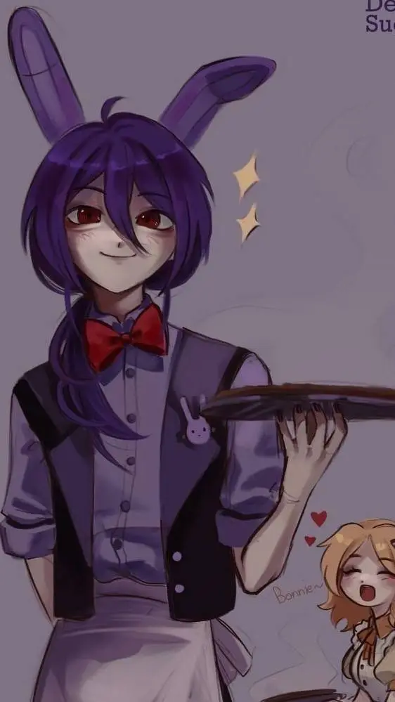 ai character: •¶Bonnie x Chica¶• background