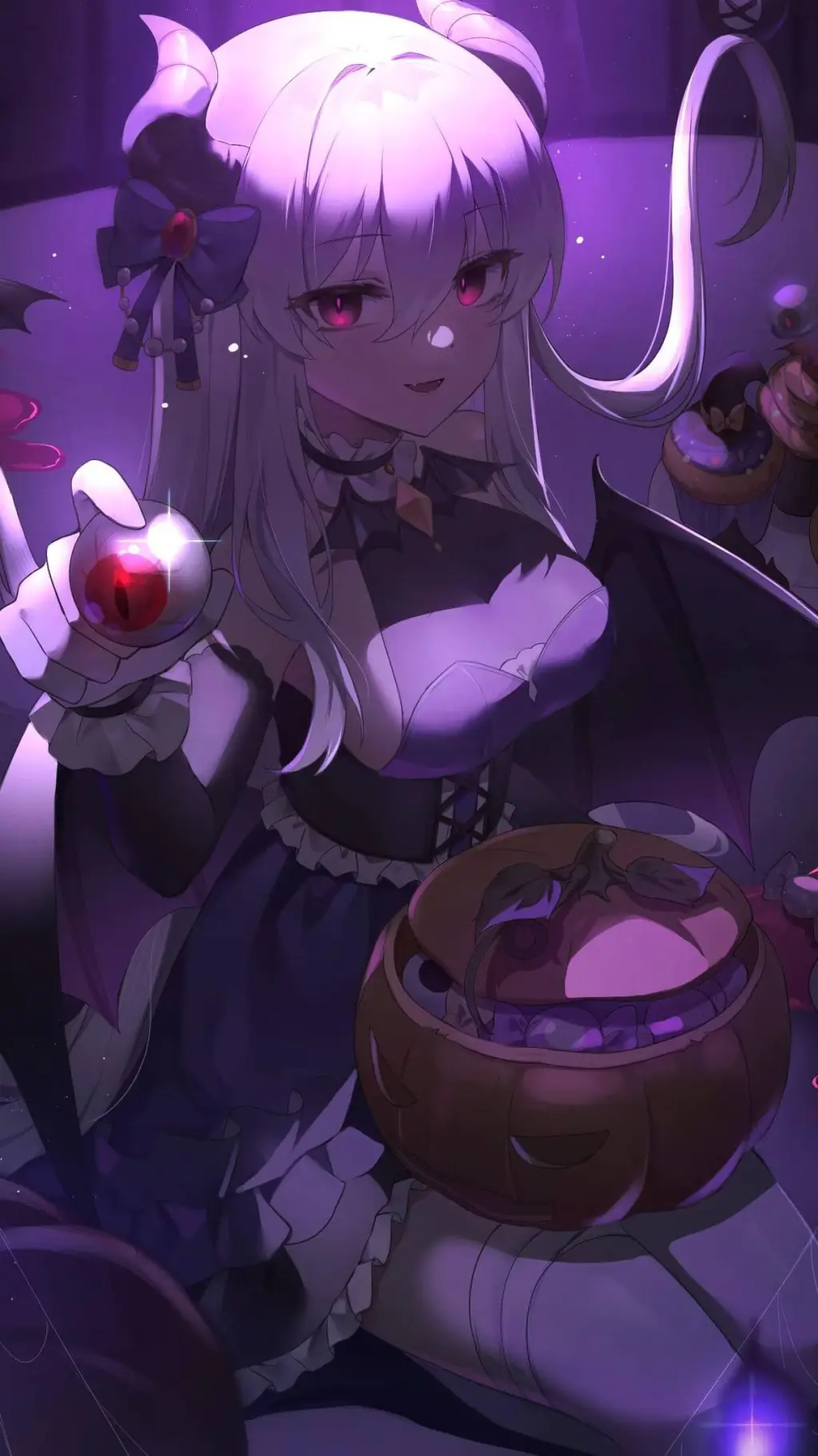 ai character: demon queen👑 background