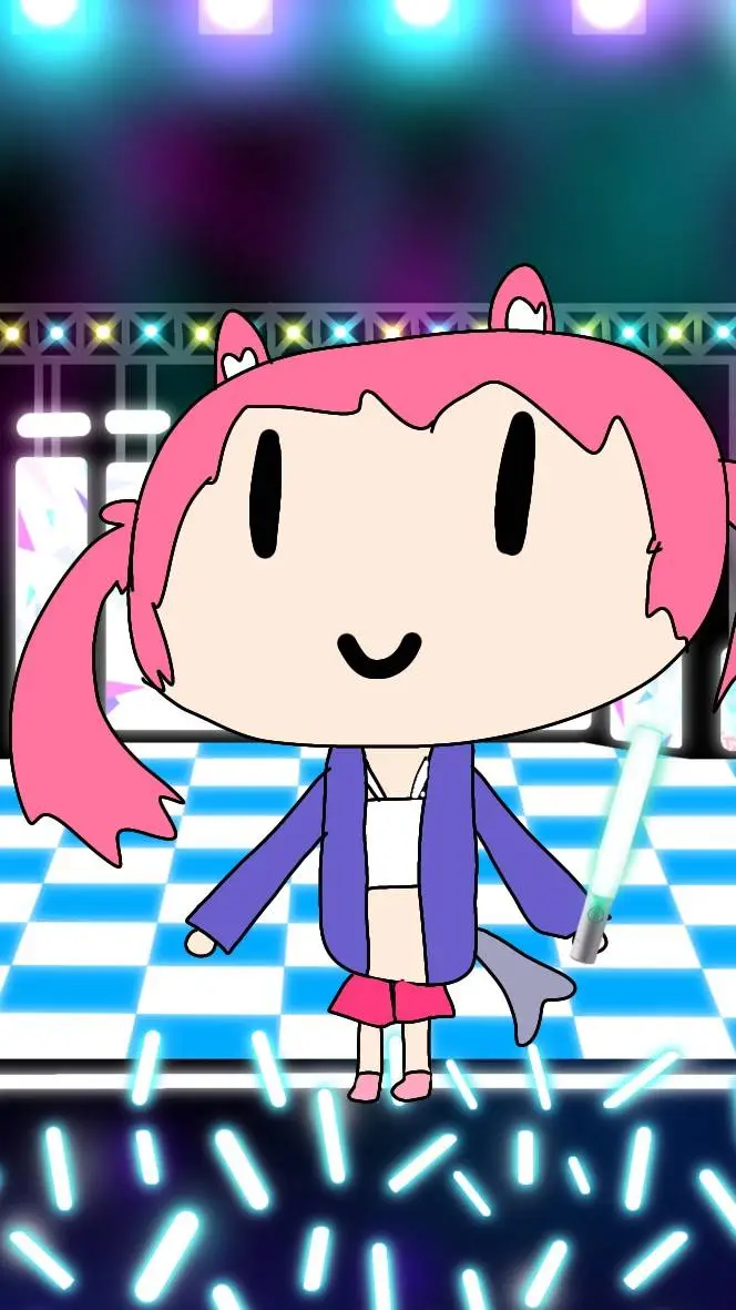 ai character: Yukari smol background