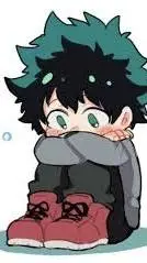 ai character: Deku medio raro background