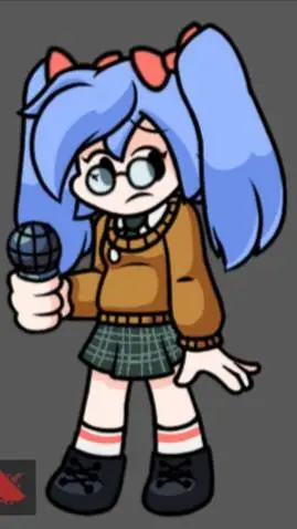 ai character: FNF Soft Miku background